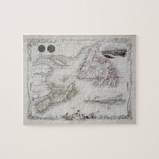 Puzzle La Nouvelle-Écosse et Terre-Neuve, d'une série de (Horizontal)