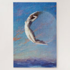 La Nouvelle Lune Artistique Érotique Nue Femme Oeu