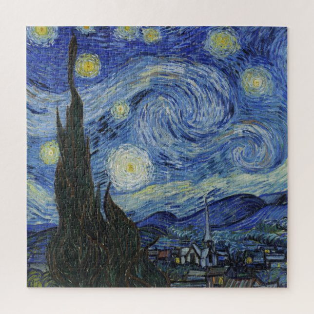 Puzzle La nuit étoilée de Van Gogh (Vertical)