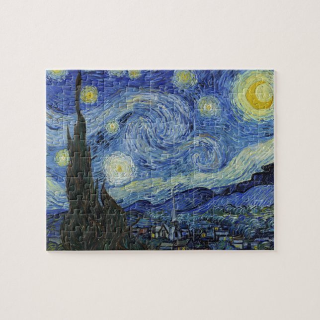 Puzzle La nuit étoilée de Van Gogh (Horizontal)
