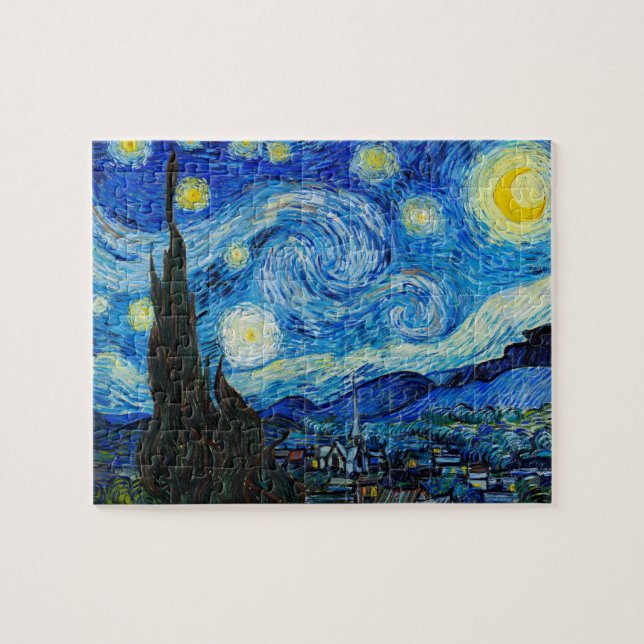 Puzzle La nuit étoilée par Vincent Van Gogh (Horizontal)