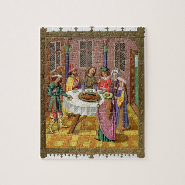Puzzle La pâque des juifs, télécopie d'un XVème siècle MI (Vertical)