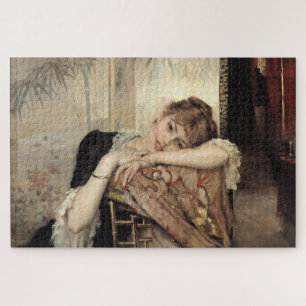 Puzzle La Parisienne (Virginie) 1883 par Albert Edelfelt