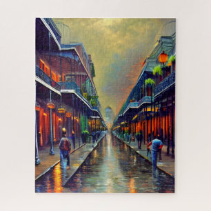 Puzzle La peinture numérique du quartier français