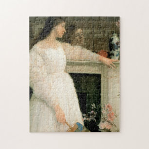 Puzzle La petite fille blanche ; Symphonie en blanc, no 2