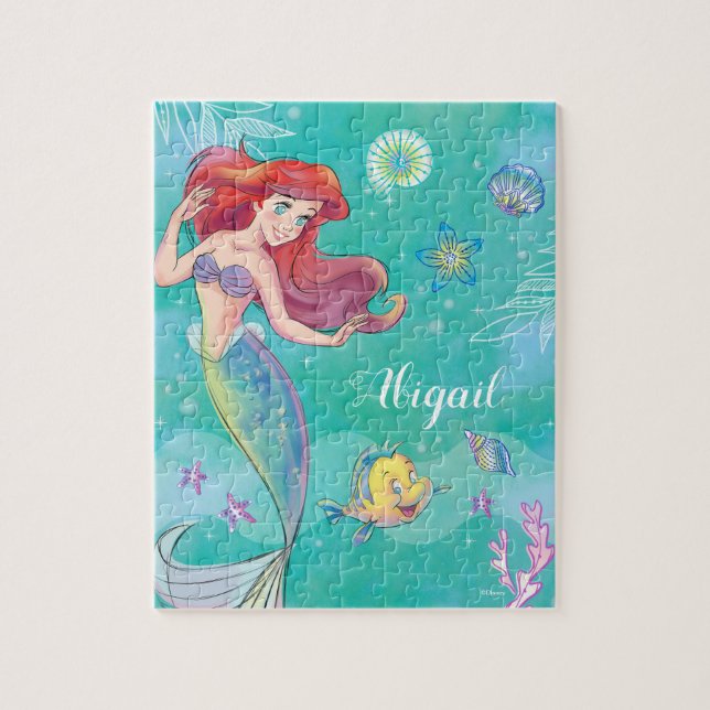 Puzzle La Petite Sirène | Croquis aquarelle (Vertical)