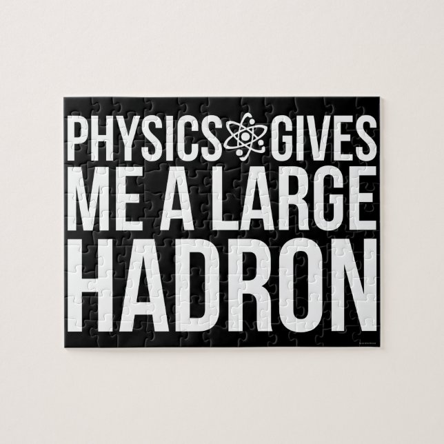 Puzzle La physique me donne un grand Hadron (Horizontal)