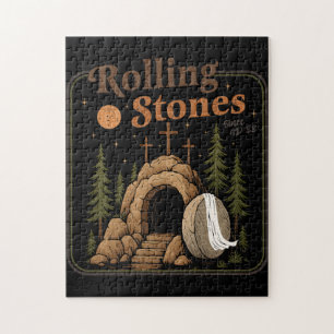 Puzzle La Pierre A Été Roulée Il Est Vivant Pâques