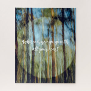 Puzzle La pinède ensoleillée