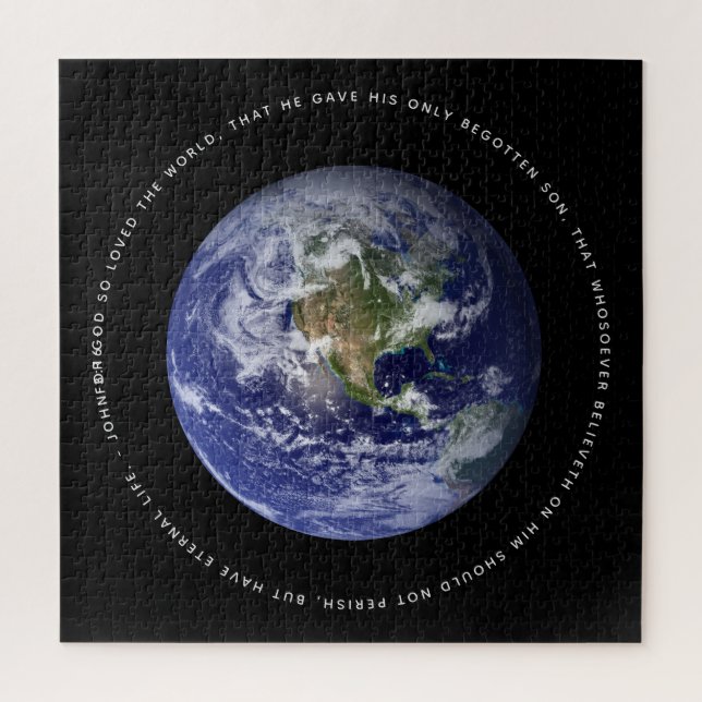 Puzzle La planète Terre dans l'espace - Christian John 3: (Vertical)