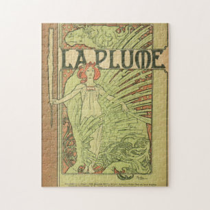 Puzzle La Plume Par Alphonse Mucha