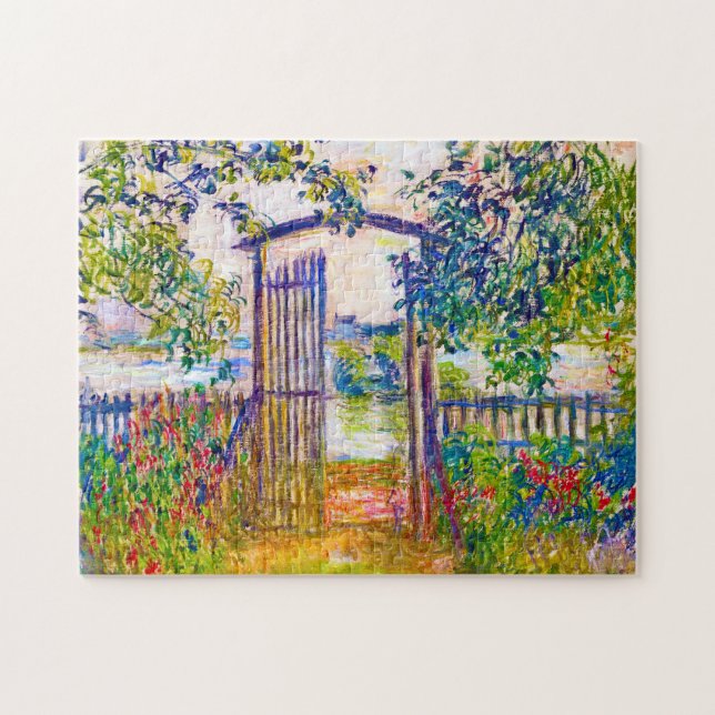 Puzzle La porte des jardins à Vetheuil Claude Monet vibra (Horizontal)