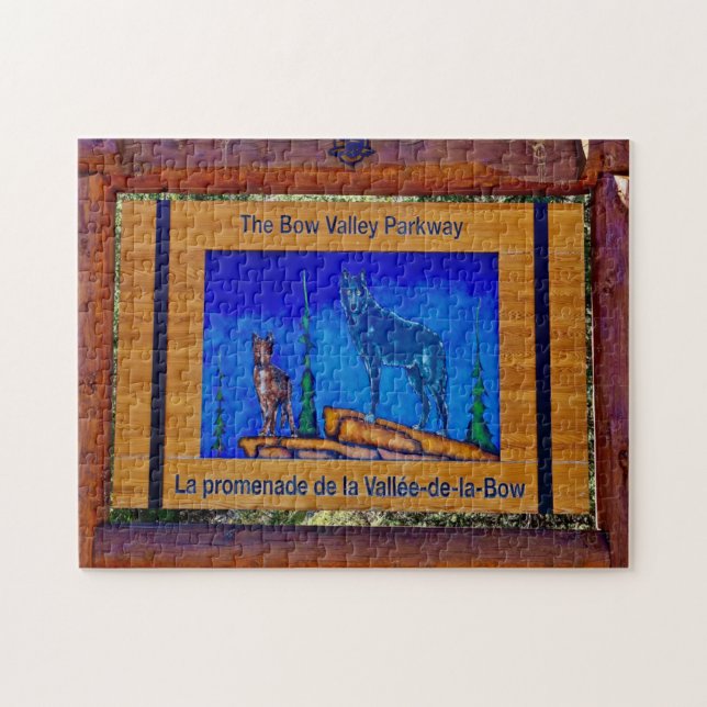 Puzzle La promenade Bow Valley Banff. (Horizontal)