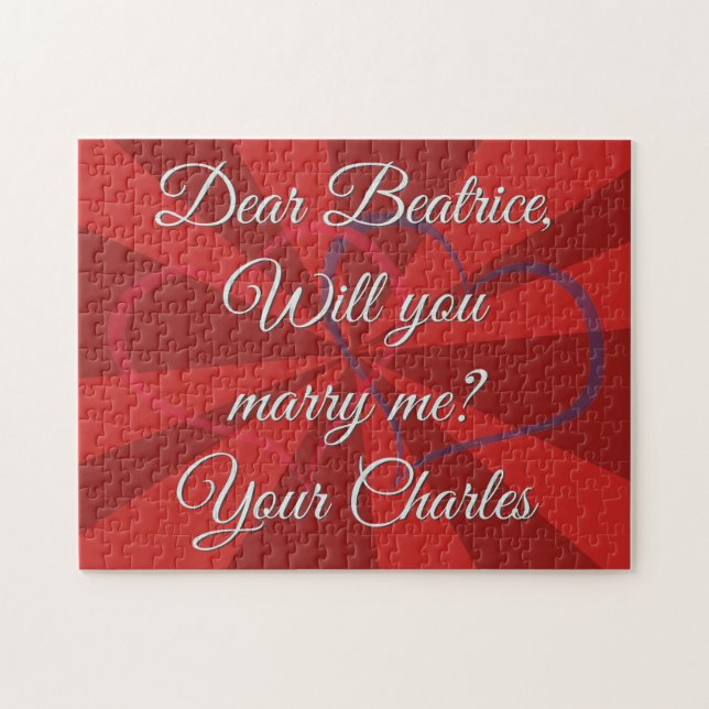 Puzzle La proposition va-t-elle m'épouser ? (Horizontal)