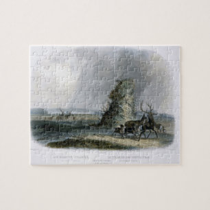 Puzzle La pyramide d'Elkhorn sur le Missouri supérieur,