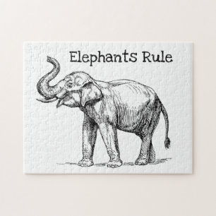 Puzzle La règle des éléphants