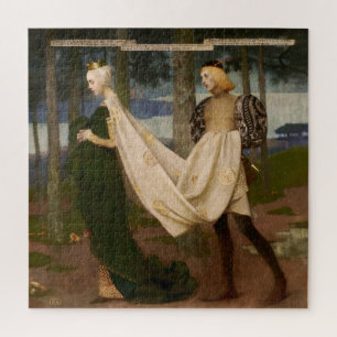 Puzzle La Reine et le Page par Marianne Stokes