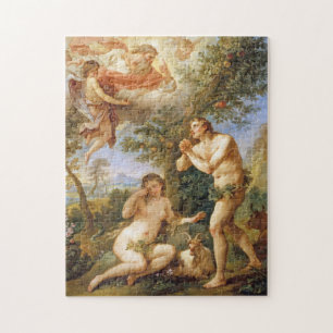 Puzzle La réprimande d'Adam et Ève Biblique Art Religie