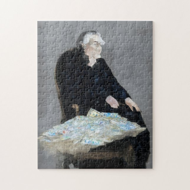 Puzzle La richesse du casse-tête de la réflexion (Vertical)