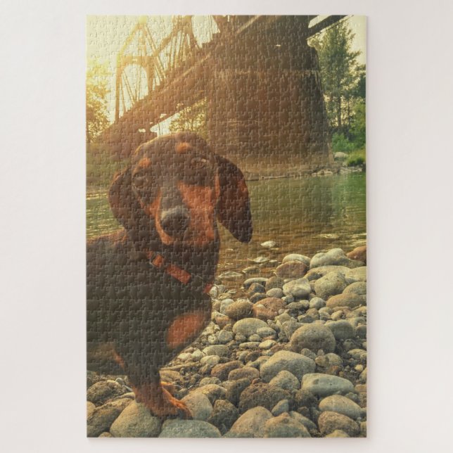 Puzzle La rivière Hood (Vertical)
