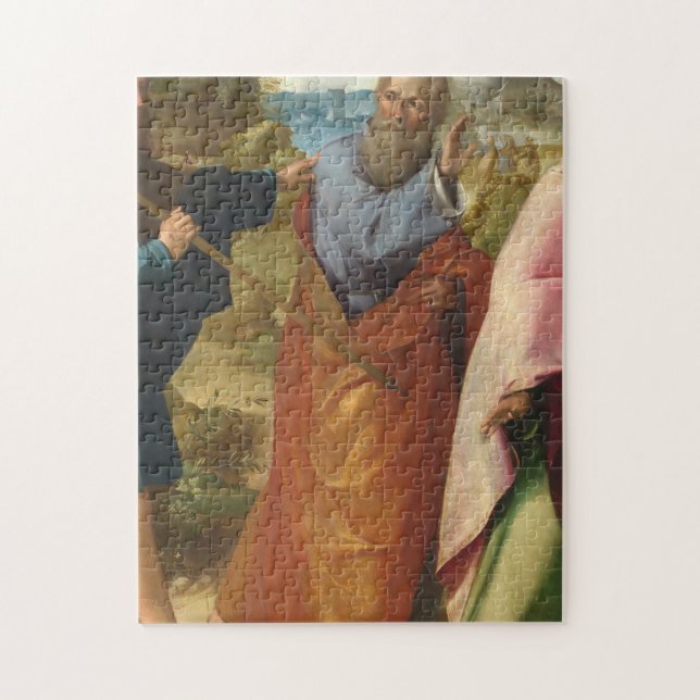 Puzzle La Route D'Emmaüs Avec Jésus (Vertical)
