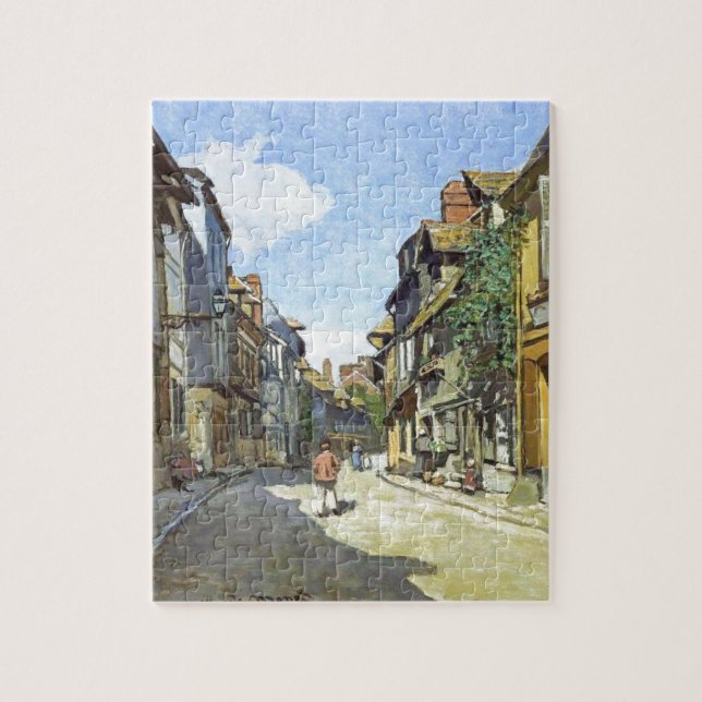 Puzzle La rue Bavolle de La chez Honfleur par Claude (Vertical)