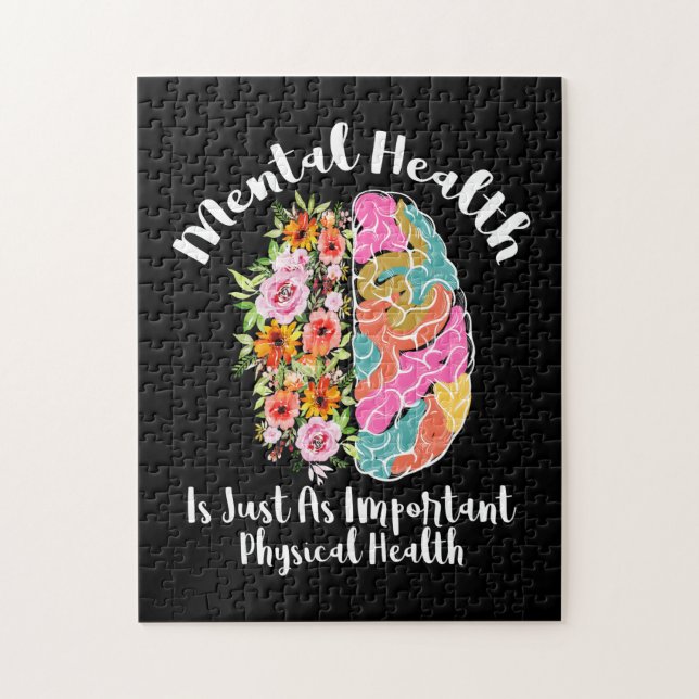 Puzzle La Santé Mentale Est Tout Comme La Santé Physique  (Vertical)