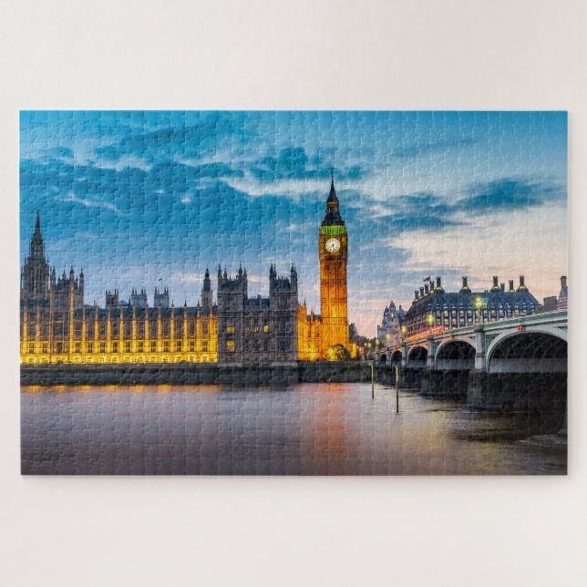 Puzzle La Skyline du Parlement de Londres (Horizontal)