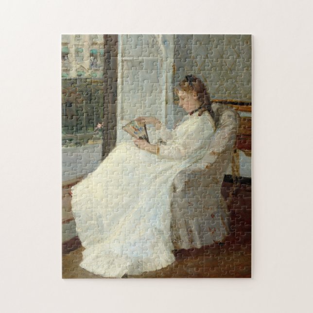 Puzzle La soeur de l'artiste à la fenêtre | Berthe Moriso (Vertical)