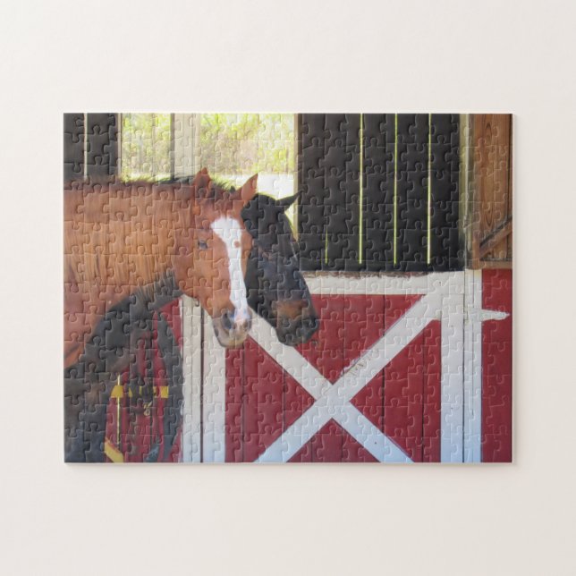 Puzzle La Stabilité du cheval - La série Farm Life - Puzz (Horizontal)