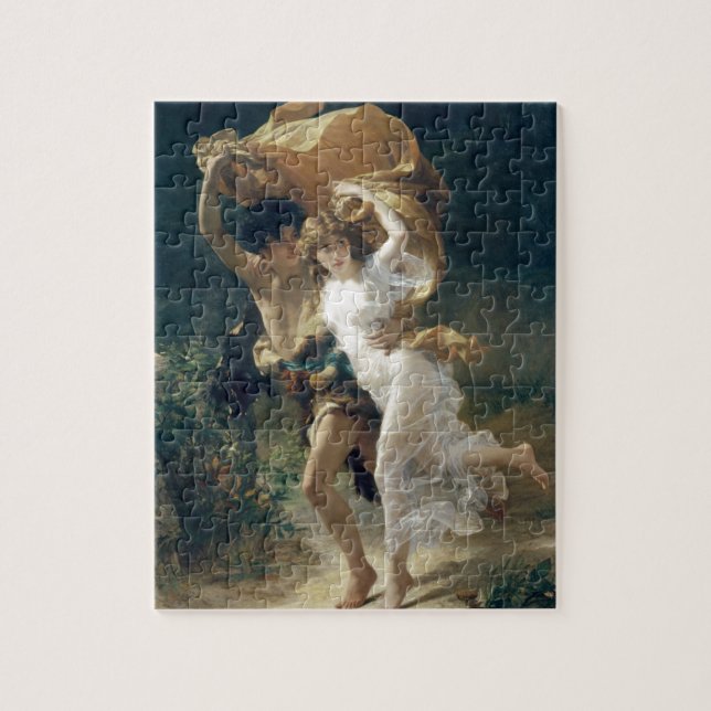 Puzzle La tempête par le berceau de Pierre Auguste (Vertical)