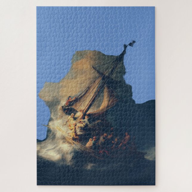 Puzzle La tempête sur la mer de Galilée (Vertical)