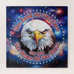 Puzzle La Terre Des Hommes Libres Feu D'artifice Aigle Br