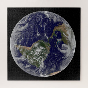 Puzzle La Terre Pleine Montre Des Systèmes À Faible Press