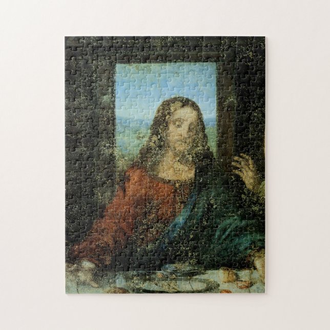 Puzzle La Tête du Christ de Léonard de Vinci (Vertical)