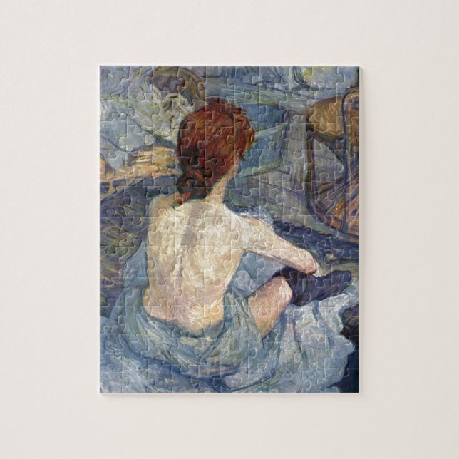 Puzzle La Toilette Rousse - Peinture de Toulouse-Lautrec (Vertical)