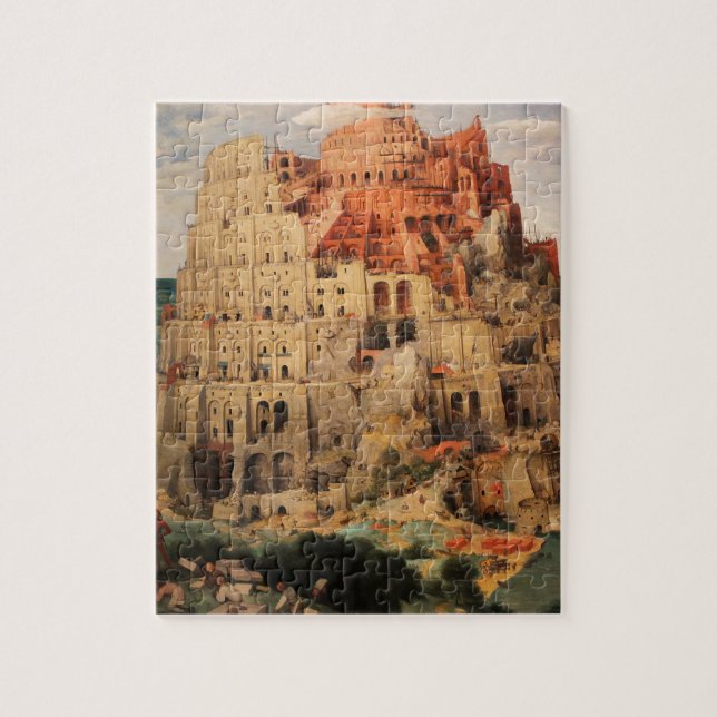 Puzzle La tour de Babel par Pieter Bruegel l'aîné (Vertical)