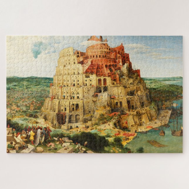 Puzzle La Tour de Babel (Vienne) │ Pieter Bruegel le (Horizontal)