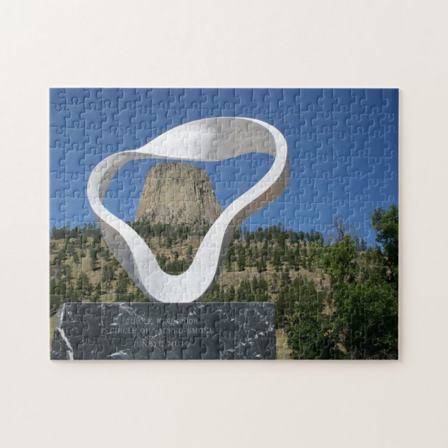 Puzzle La Tour du Diable Wyoming. (Horizontal)