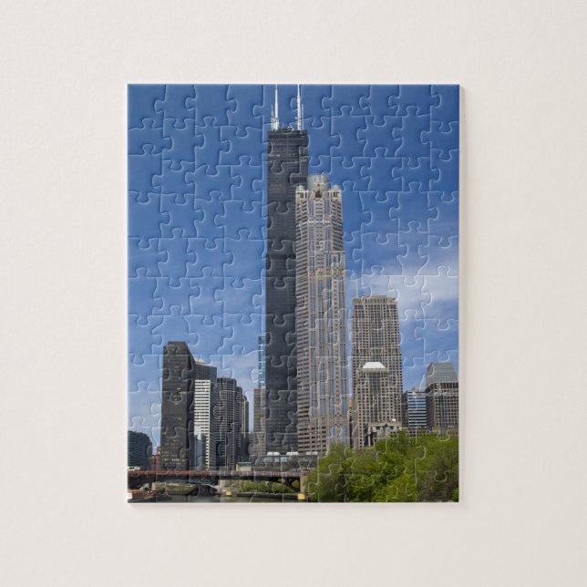 Puzzle La tour Willis (autrefois la tour Sears) se profil (Vertical)