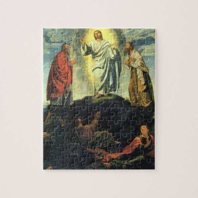 Puzzle La Transfiguration par Giovanni Girolamo Savoldo (Vertical)