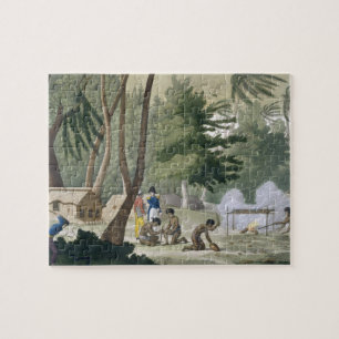 Puzzle La tribu de Papu sur l'île de Rawak, plaquent 20