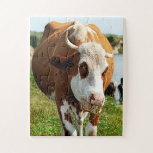 Puzzle La vache chantante incroyable drôle d'animal