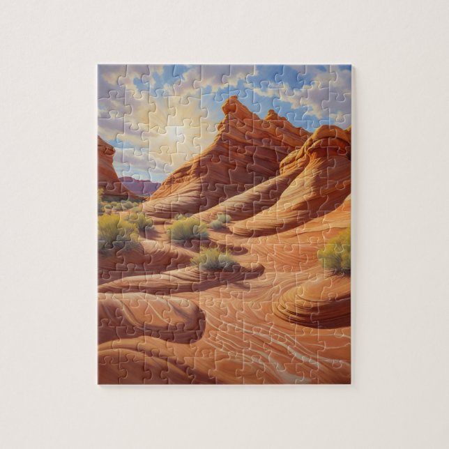 Puzzle La vague de l'Arizona à Coyote Buttes (Vertical)