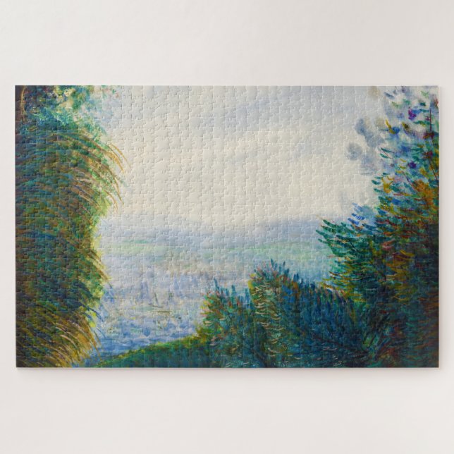 Puzzle La vallée d'Auvers sur l'Oise River Renoir (Horizontal)