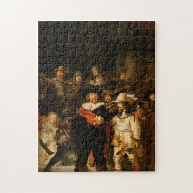 Puzzle La Veille Nocturne De Rembrandt (Vertical)