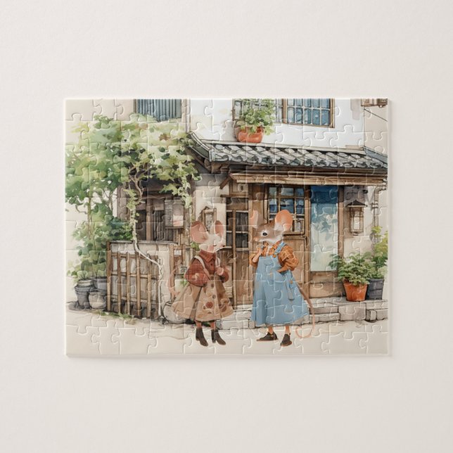 Puzzle La vie dans la série Mice Town (Horizontal)