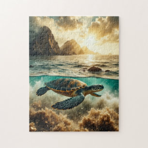 Puzzle La vie des tortues marines