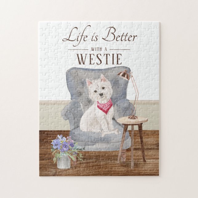 Puzzle La Vie Est Avec Un Westin (Vertical)