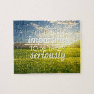 Puzzle La vie est citation | de motivation trop